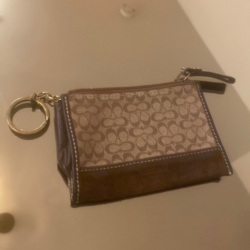 Coach coin or card wallet
